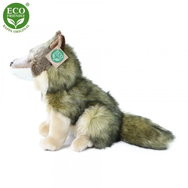 Plush Wolf/coyote 24 cm. sitting