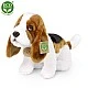 Plush standing Basset Hound 32 cm.