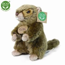 Plush groundhog standing 17 cm.