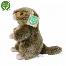 Plush groundhog standing 17 cm.