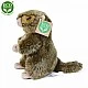 Plush groundhog standing 17 cm.