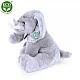 Plush sitting elephant 27 cm.