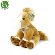 Plush Horse sitting 30 cm.