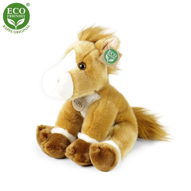 Plush Horse sitting 30 cm.