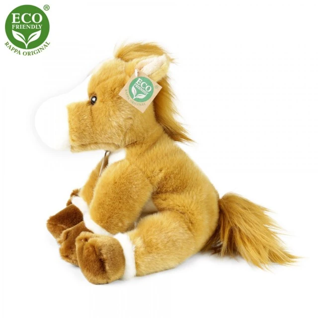 Plush Horse sitting 30 cm.