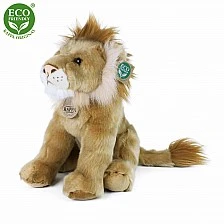 Plush Seated Lion 30 cm.