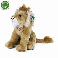 Plush Seated Lion 30 cm.