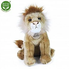 Plush Seated Lion 30 cm.