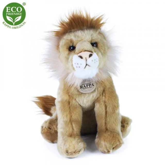 Plush Seated Lion 30 cm.