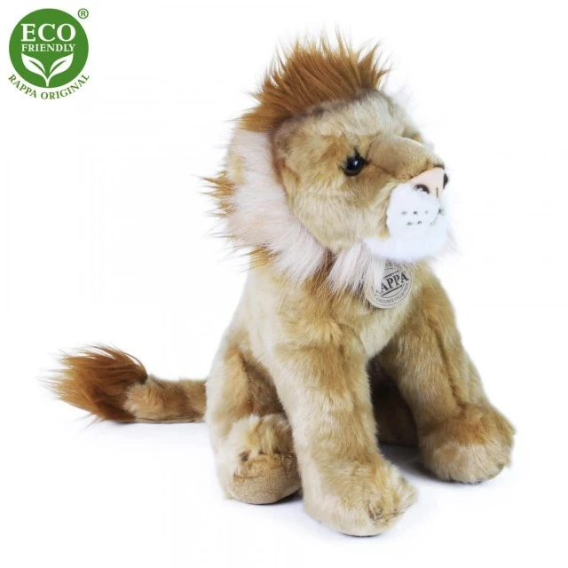 Plush Seated Lion 30 cm.