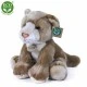 Plush Seated Lion 27 cm.