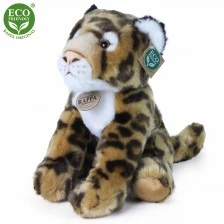 Plush Leopard sitting 30 cm.