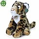Plush Leopard sitting 30 cm.