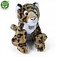 Plush Leopard sitting 30 cm.