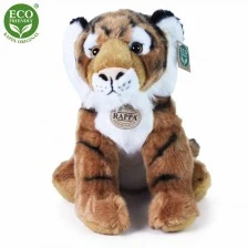 Plush Tiger sitting 30 cm.