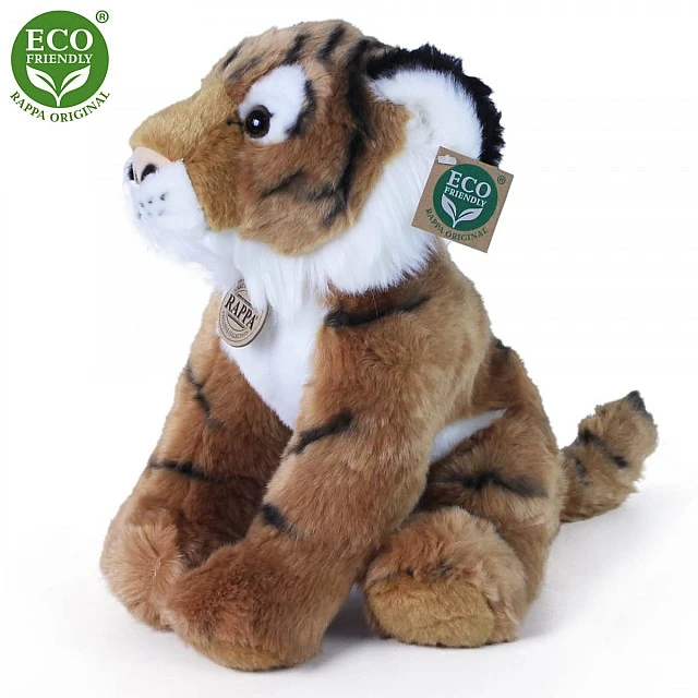 Plush Tiger sitting 30 cm.