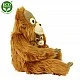 Plush Orangutan 28 cm with baby 15 cm.