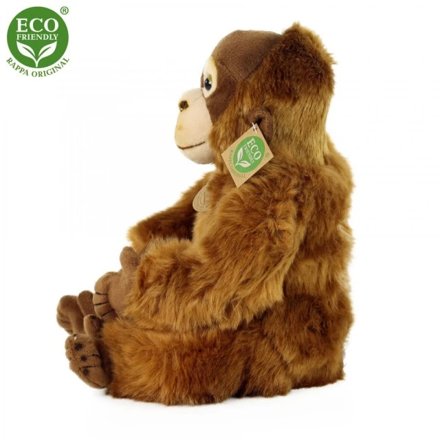 Plush Orangutan sitting 27 cm.