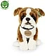 Plush Boxer dog sitting 27 cm.
