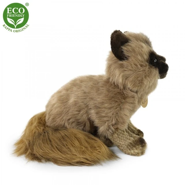 Plush Siamese cat sitting 28 cm.