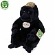 Plush Gorilla sitting 23 cm.