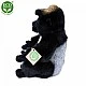 Plush Gorilla sitting 23 cm.
