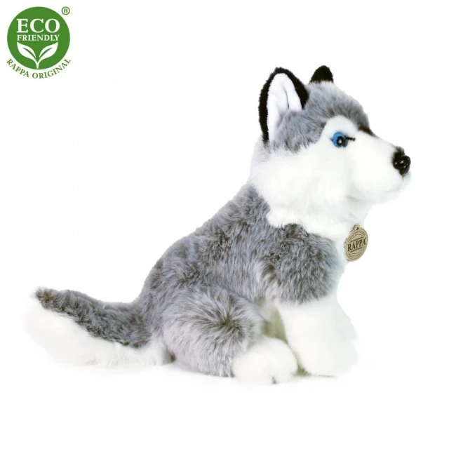 Plush Husky 30 cm. sitting