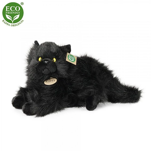 Plush Bombay cat 30 cm. lying down