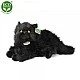 Plush Bombay cat 30 cm. lying down