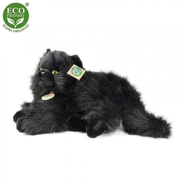 Plush Bombay cat 30 cm. lying down