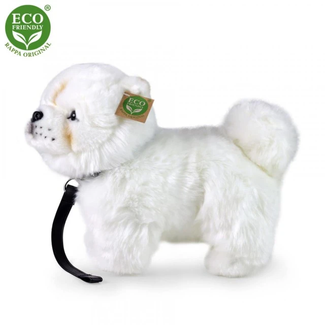 Plush Chow Chow dog with a leash 30 cm.