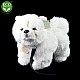 Plush Chow Chow dog with a leash 30 cm.