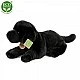 Plush Dog Black Labrador Lying 40 cm.