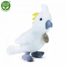 Plush Parrot Cockatoo white 18 cm.