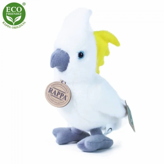 Plush Parrot Cockatoo white 18 cm.