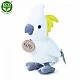 Plush Parrot Cockatoo white 18 cm.