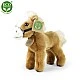 Plush Brown horse standing 20 cm.