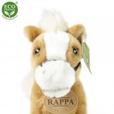 Plush Brown horse standing 20 cm.