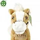 Plush Brown horse standing 20 cm.