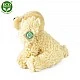 Plush Dog Sand Cocker Spaniel sitting 28 cm.