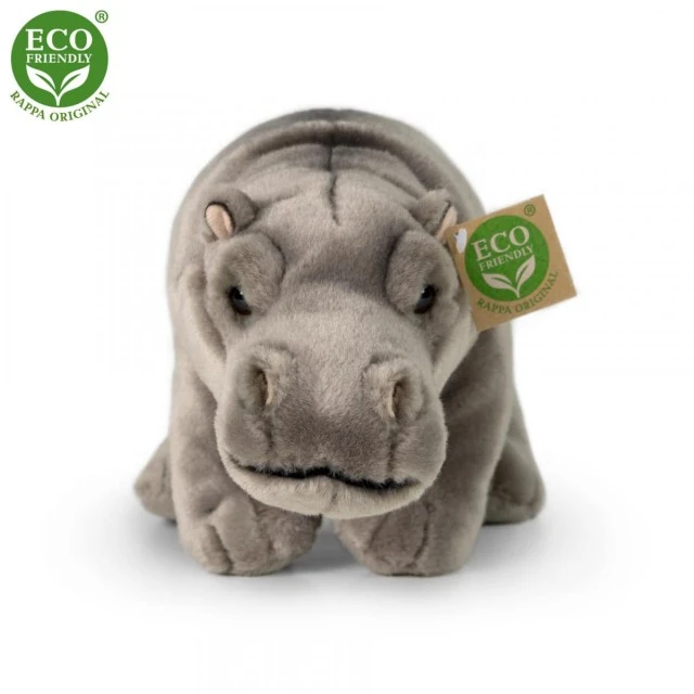 Plush Hippo standing 30 cm.