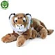 Plush Tiger lying down 36 cm.