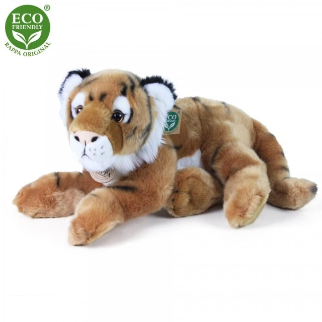 Plush Tiger lying down 36 cm.