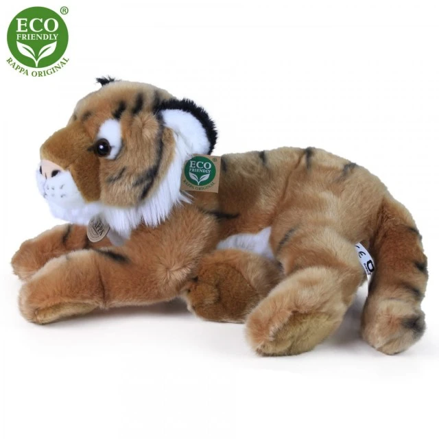 Plush Tiger lying down 36 cm.