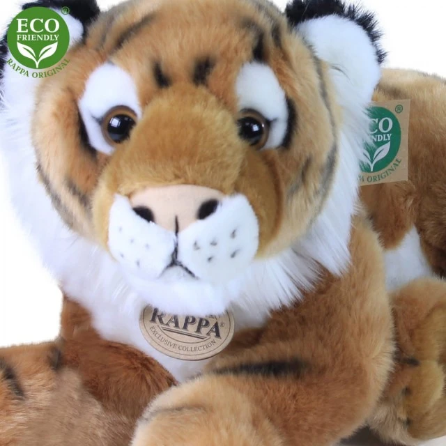 Plush Tiger lying down 36 cm.