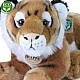 Plush Tiger lying down 36 cm.