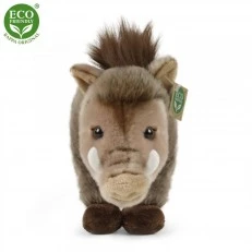 Plush Wild pig standing 30 cm.