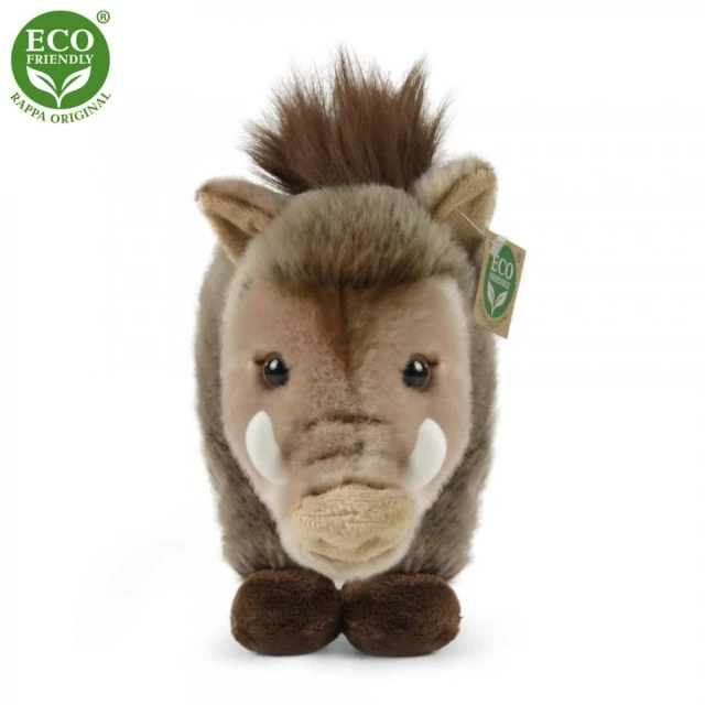 Plush Wild pig standing 30 cm.