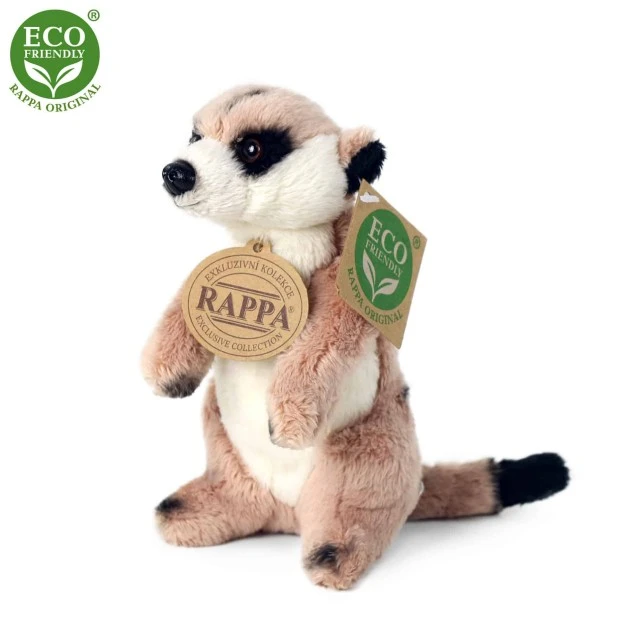 Plush Meerkat standing 14 cm.