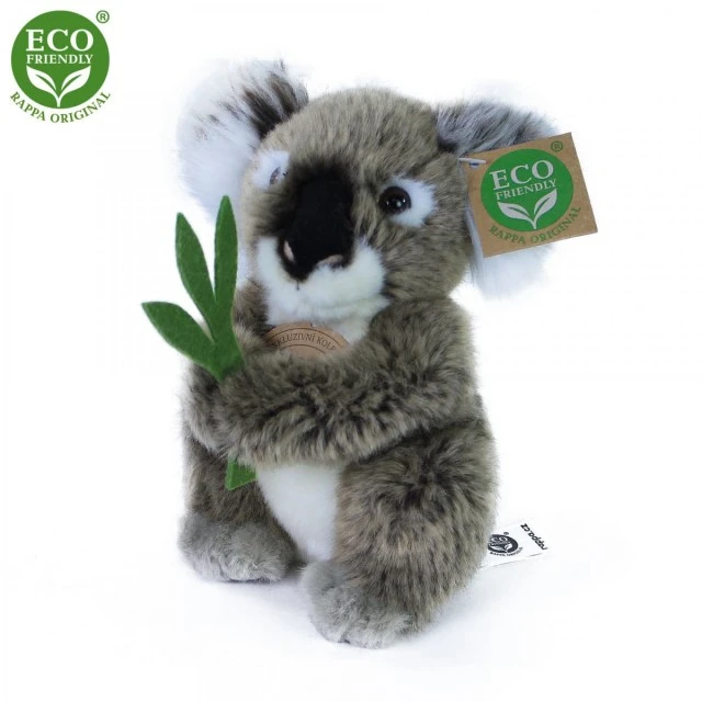 Plush Koala with a plant 15 cm.